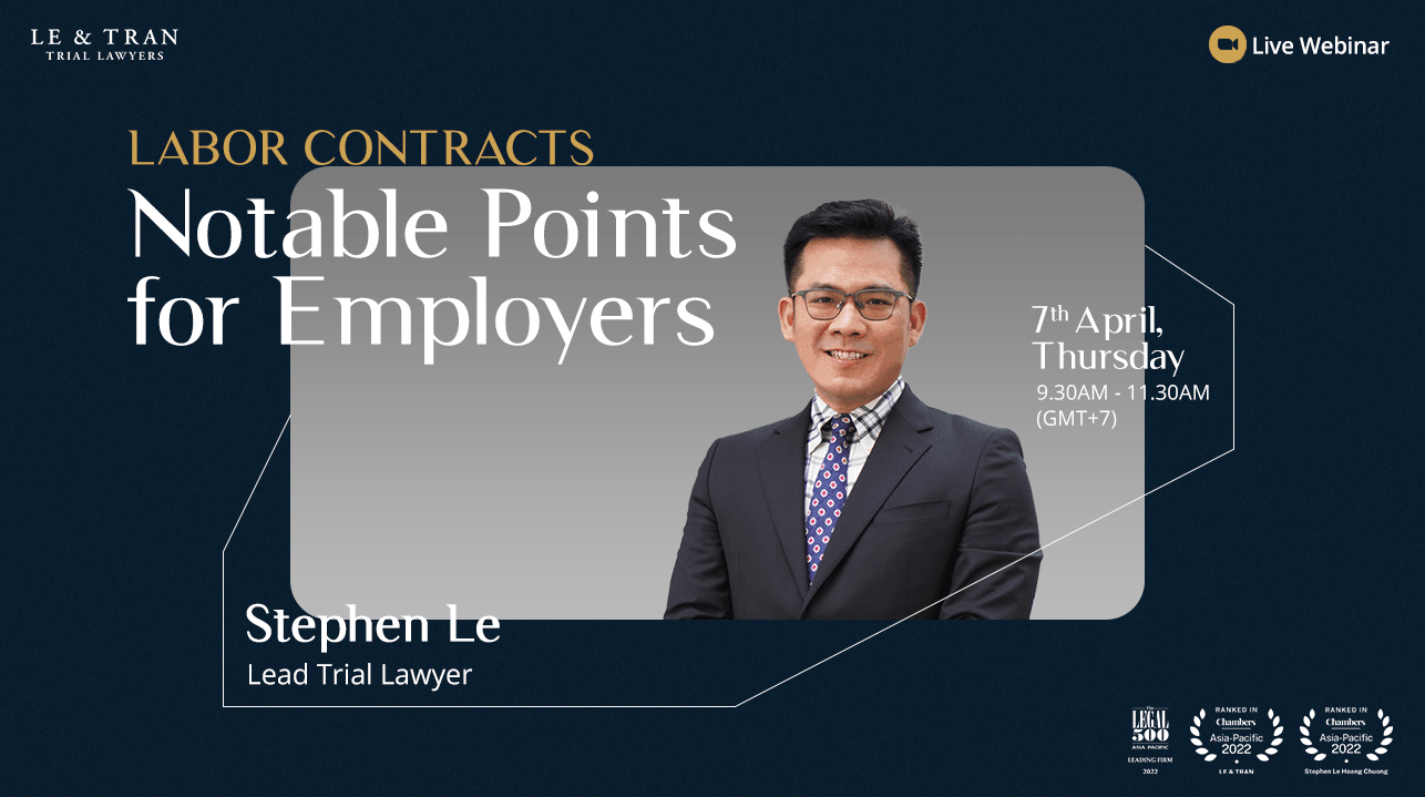 [Webinar] Vietnam Labor Contracts – Notable Points for Employers