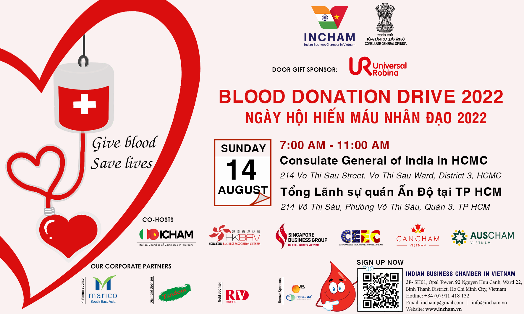 “INCHAM BLOOD DONATION DRIVE 2022”