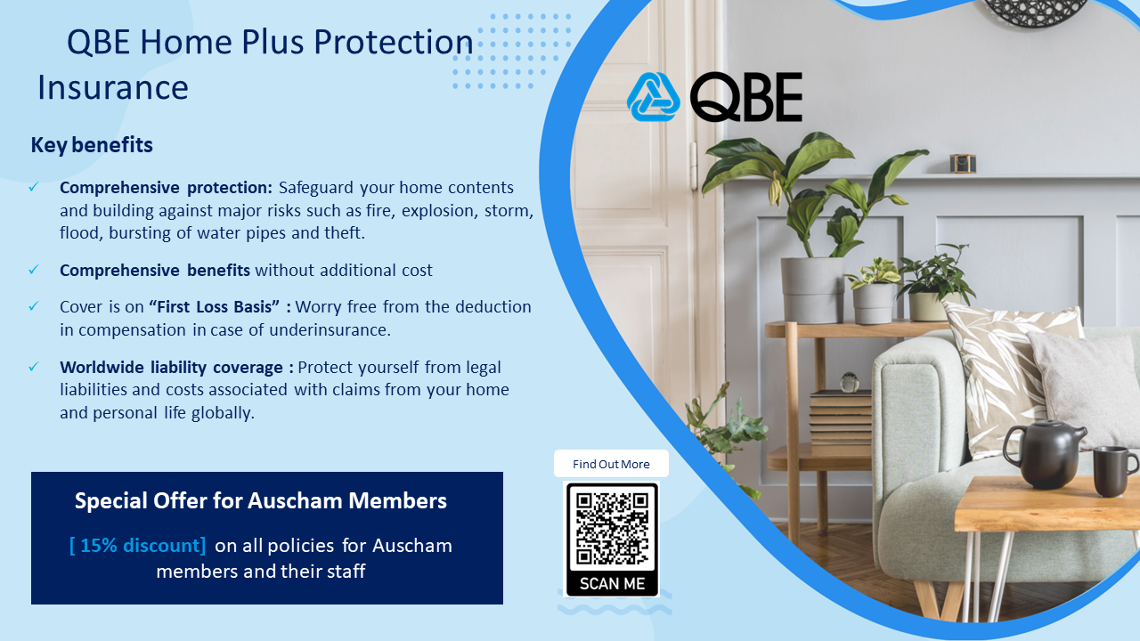 QBE special offer to AusCham members