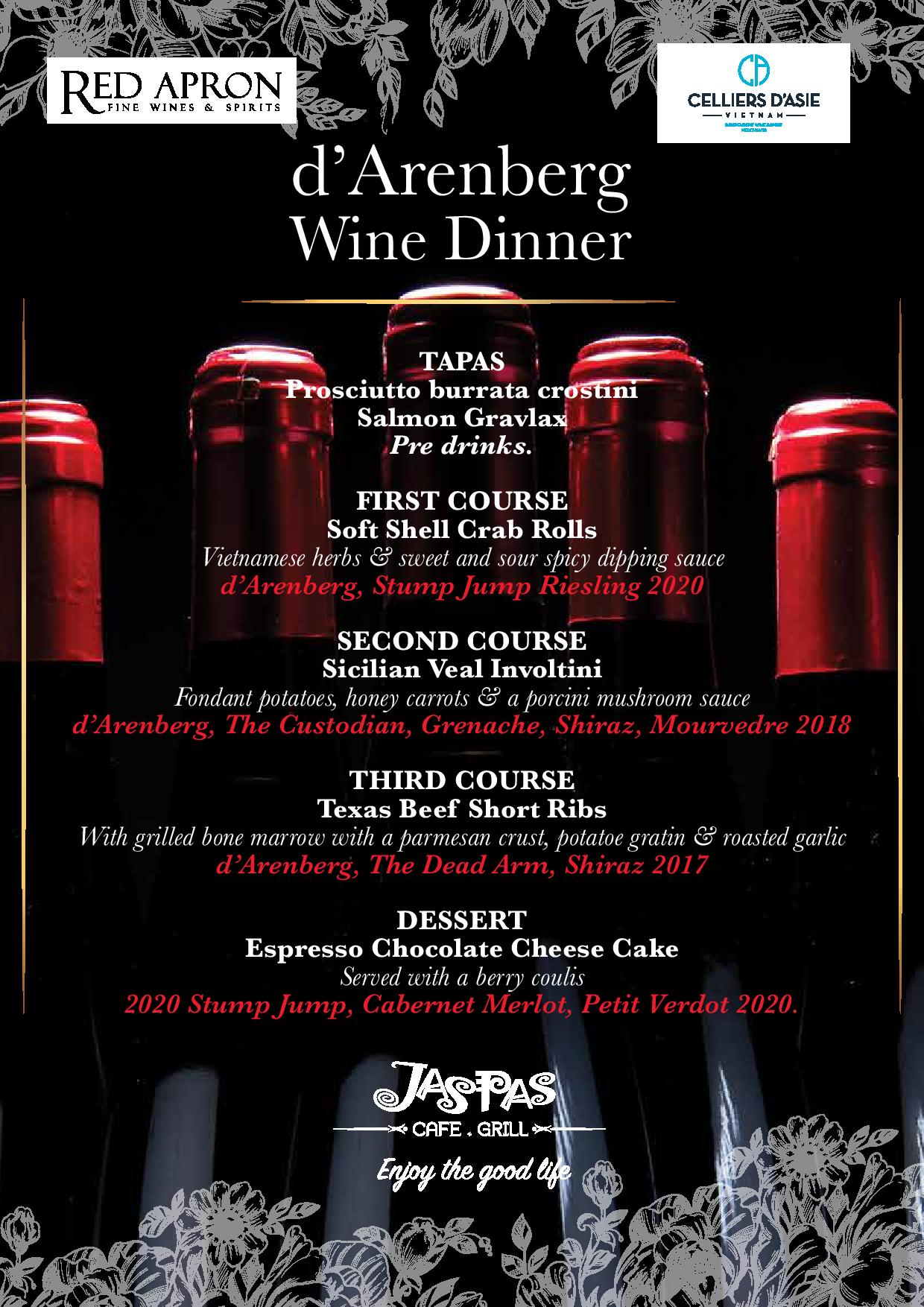 Jaspas Wine dinner