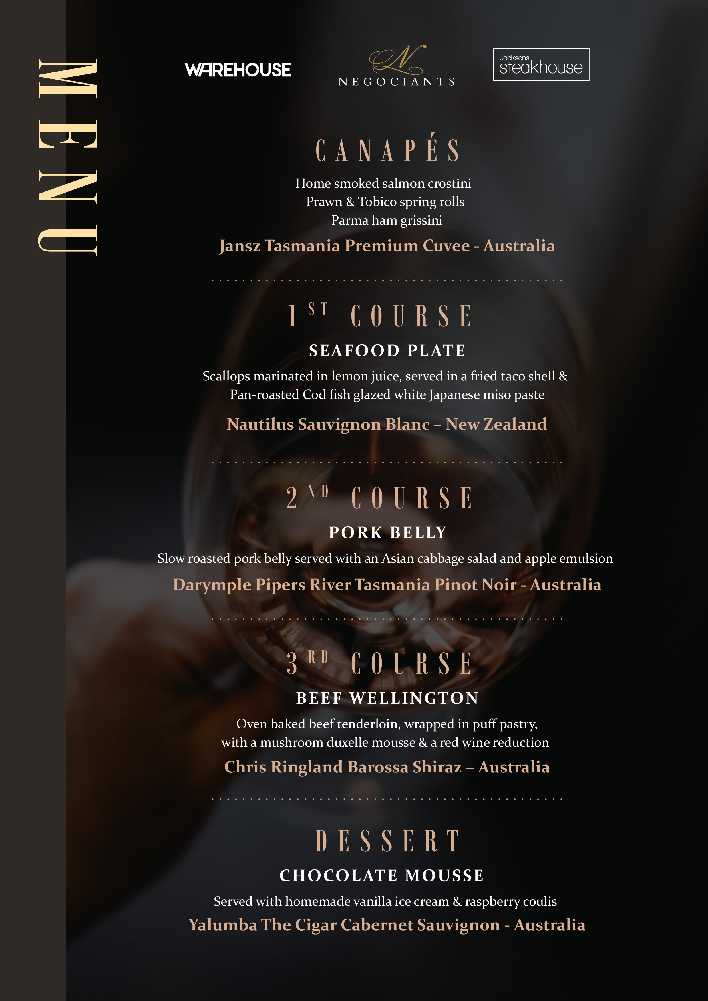 Negociants Wine Dinner